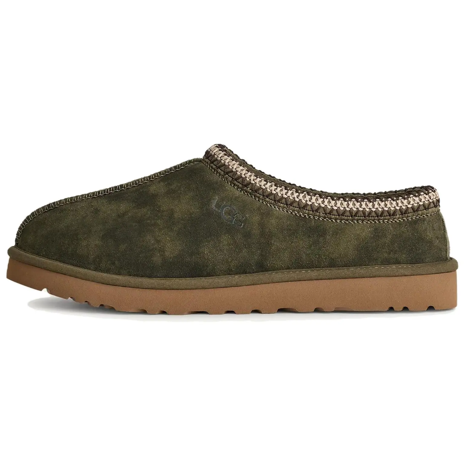 UGG Tasman Baxter Classic Slip-On Slipper - Burnt Olive, Lightweight, Flexible, All Seasons, All-Day Warmth Sports Footwear, Casual, Soft Sheepskin, Shoe, Slide, Indoor Wear, Light Activities, Snug Fit, True Size