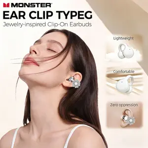Clip On Wireless Headphones with 2025 Bluetooth 6.0 for Faster, Stable Connection & Low Power Use, DT6.0 Pulse Directional Tech, 360° ACS Panoramic Sound, IPX5 Waterproof Audio Earbuds for Music & Calls, Comfortable for Sports freedom accessory