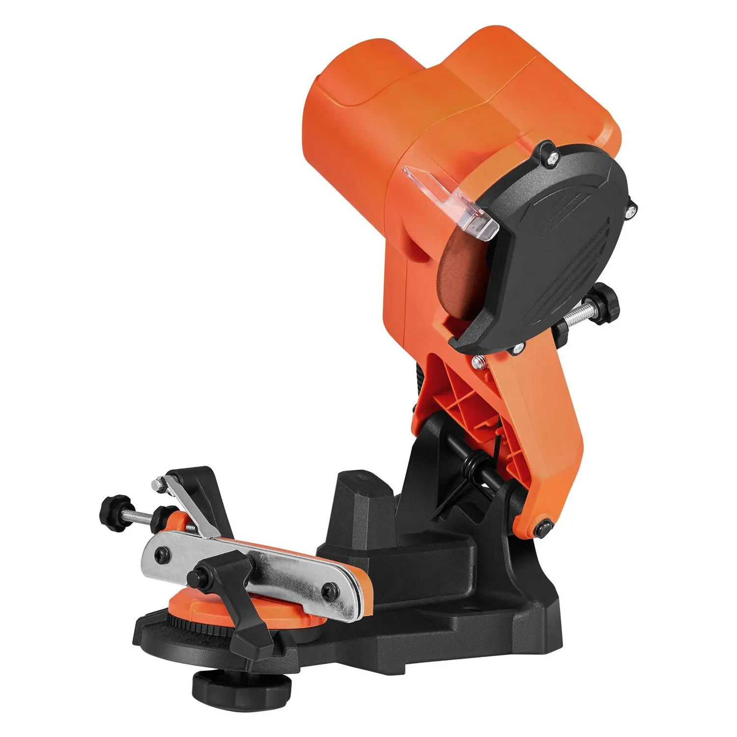 VEVOR Electric Chainsaw Sharpener, 85W 5000 RPM Bench Sharpener with 2 Grinding Wheels (3.2mm Thick), Chain Fixing Clamp, Efficient Sharpening for Logging Sites, Woodworking Workshops, DIY Enthusiasts