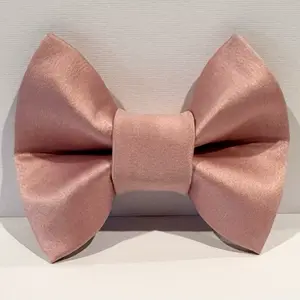 Satin Pink-Handmade Bow tie