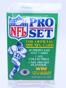 1990 Pro Set Series 1 Football Pack (14 Cards) Sports Collectible