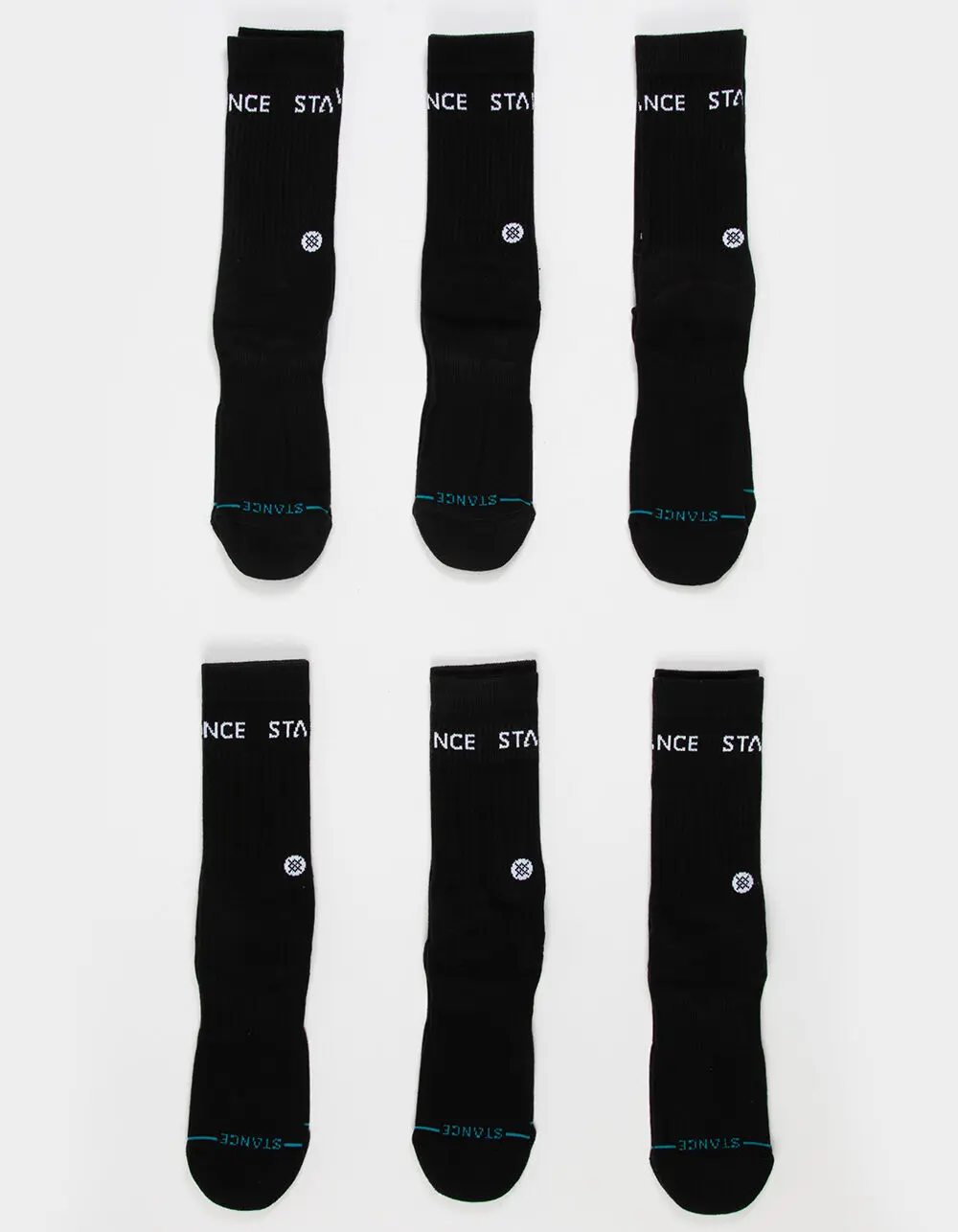 STANCE Origin 6 Pack Mens Crew Socks