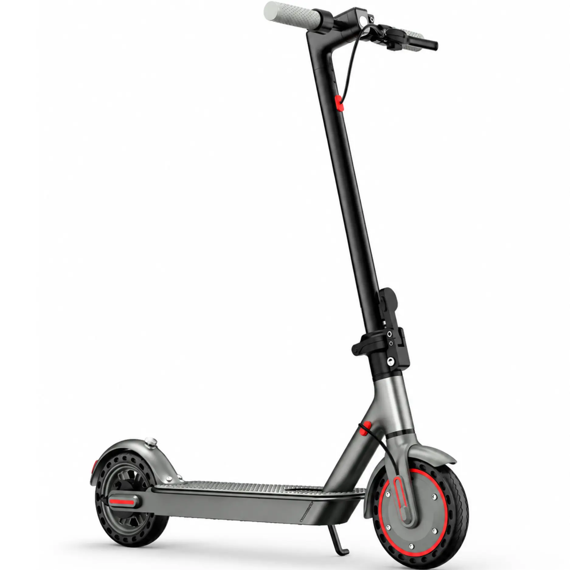 Portable Folding Electric Scooter for Adults & Teens 7.8Ah Battery (15-18 Miles) or 10.5Ah Battery (25-30 Miles), 19 MPH Max Speed, 8.5-Inch Honeycomb Tires, LED Display, Rear Brake Light, Portable Commuter Scooter