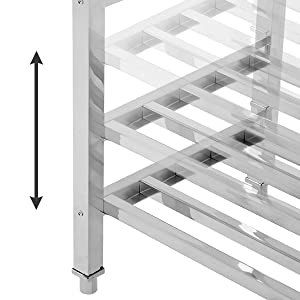 【GARVEE】48 x 30 Inches Stainless Steel Folding Table with NSF Certification, Commercial Kitchen Prep Table Featuring Under Shelf, Ideal for Restaurant and Home Use 【GARVEE】48 x 30 Inches Stainless Steel Folding Table with NSF Certification, Commercial Kitchen Prep Table Featuring Under Shelf, Ideal for Restaurant and Home Use