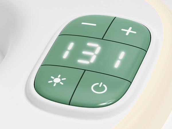 Momcozy Baby Wipe Warmer, Innovative Spring Design, Large Capacity Wipes Dispenser, Fast and Even Heating, 4 Modes of Temperature Heating Control 1 Pack {B}