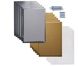 Cricut Foil Transfer Kit with Tool, 3 Tips, andFoil Sheets