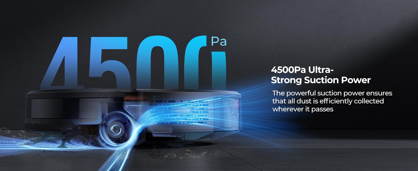 Laresar 3-in-1 Self-Charging Robot Vacuum Cleaner & Mop,5000Pa Strong Suction Carpet  Auto-boost Robotic Vacuum Cleaner, Self-Charging, APP-Controlled ,  Obstacle Avoidance, LiDAR Navigation, No-Go Zones, gift