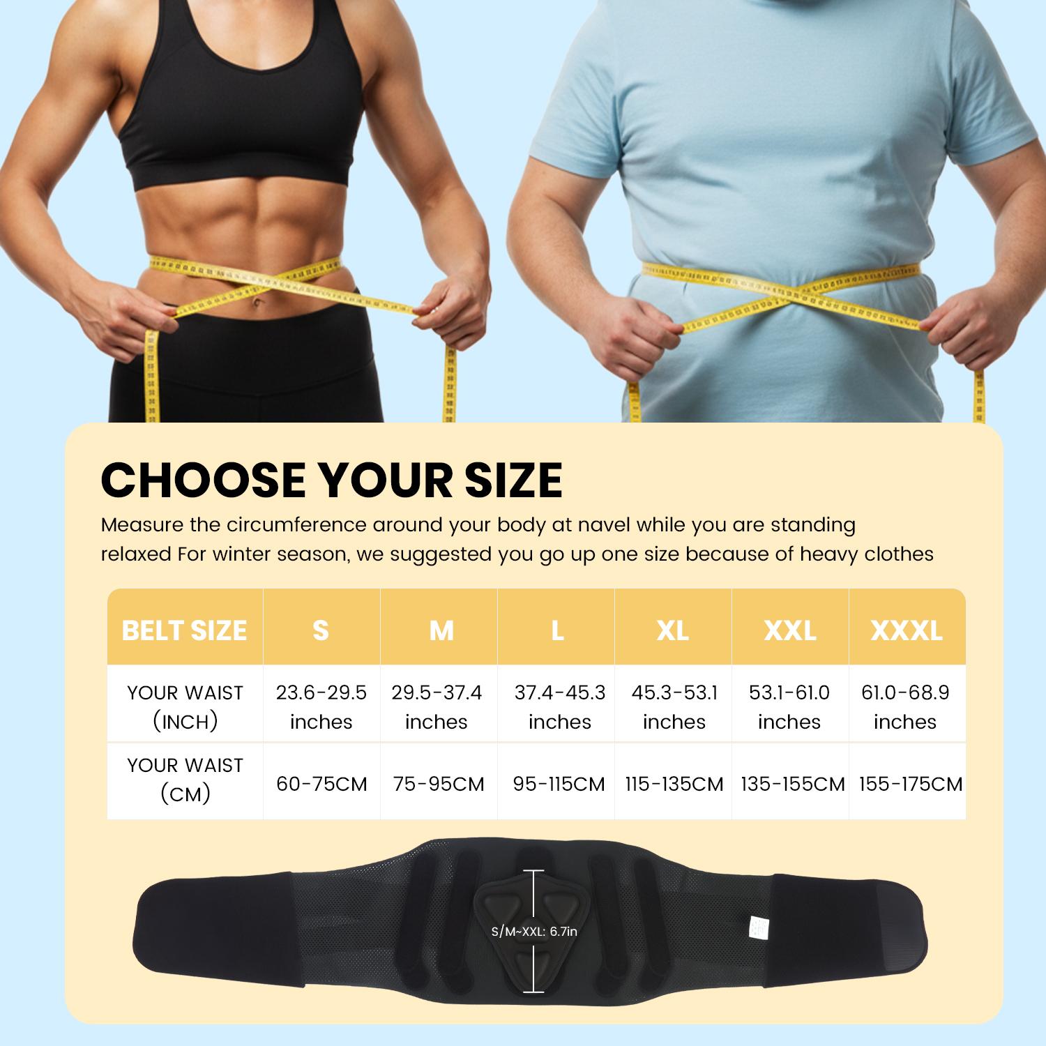 Back Brace Support Belt-Lumbar Support Back Brace for Back Pain, Sciatica, Scoliosis, Herniated Disc Adjustable Support Straps-Lower Back Brace with Removable Lumbar Pad for Men & Women summerwins