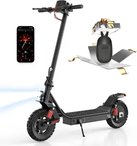 【Go-To for Commute】Fast Portable Commuter Electric Scooter Z10PRO 28/18MPH Max Speed 800/350W Motor 37/19 Miles MAX Range 10'/8.5' Tires Dual Braking Foldable Adult Electric Scooter with Supplier Warranty