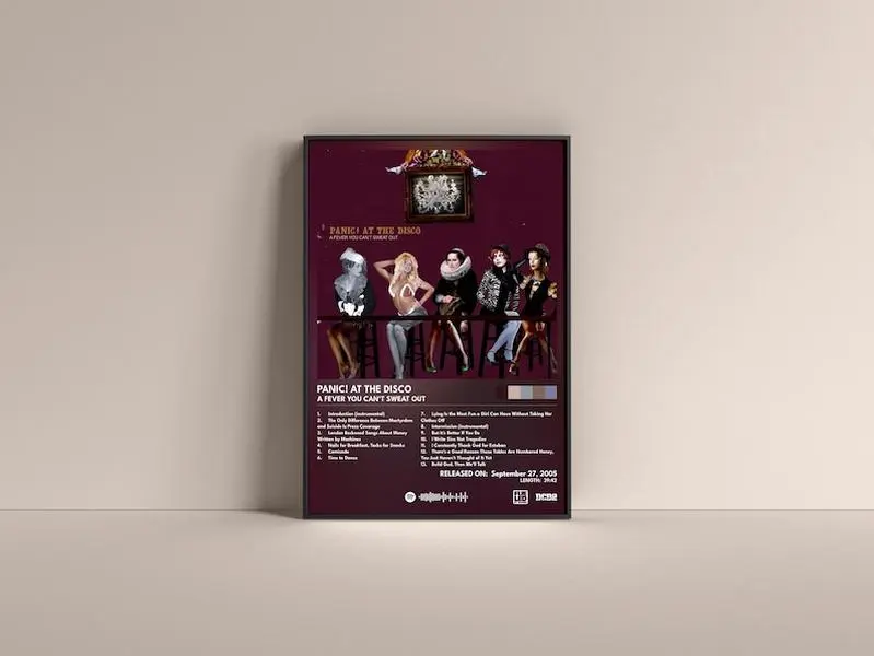Panic! at the Disco Poster, Panic! at the Disco Gift Poster, A Fever You Can't Sweat Out Album High Quality, Digital Poster, Music Poster