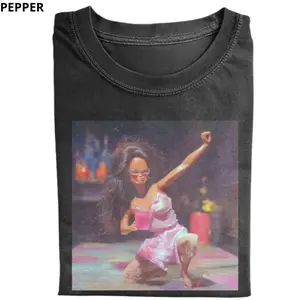 Vintage Party Dance Barbie Graphic T-Shirt – Retro Club Night Aesthetic Tee – Dancing Diva Doll Meme Shirt – Unisex Streetwear Top S–3XL