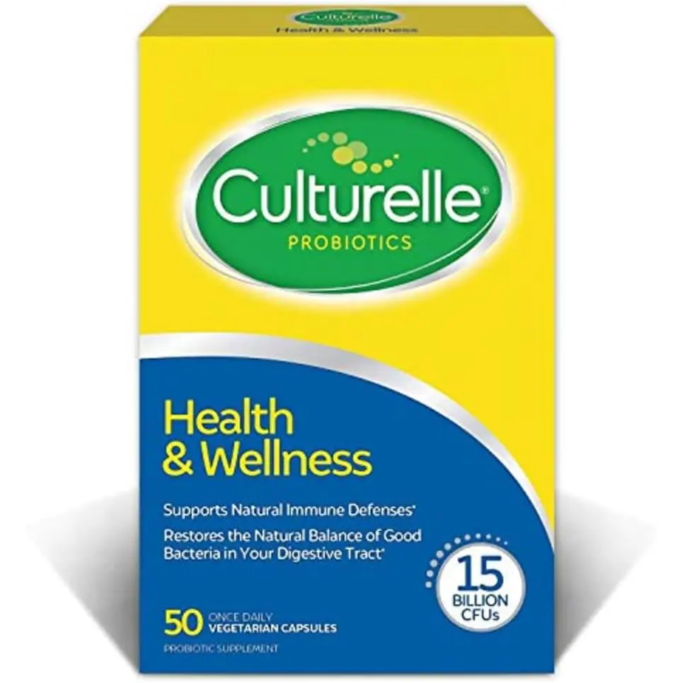 Daily Probiotic Supplement for Men and Women Supports Gut Digestive and Immune Health Gas and Bloating Relief 15B CFU Non GMO 50 Count