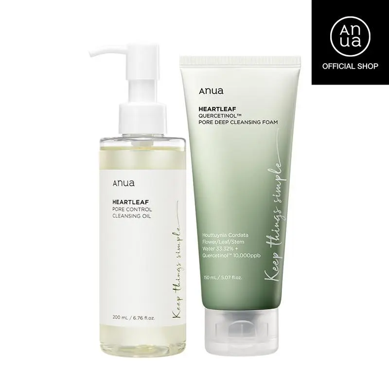 ‮ aunA  ‬ Double Cleanser Duo for Facial Cleansing Foam Korean
