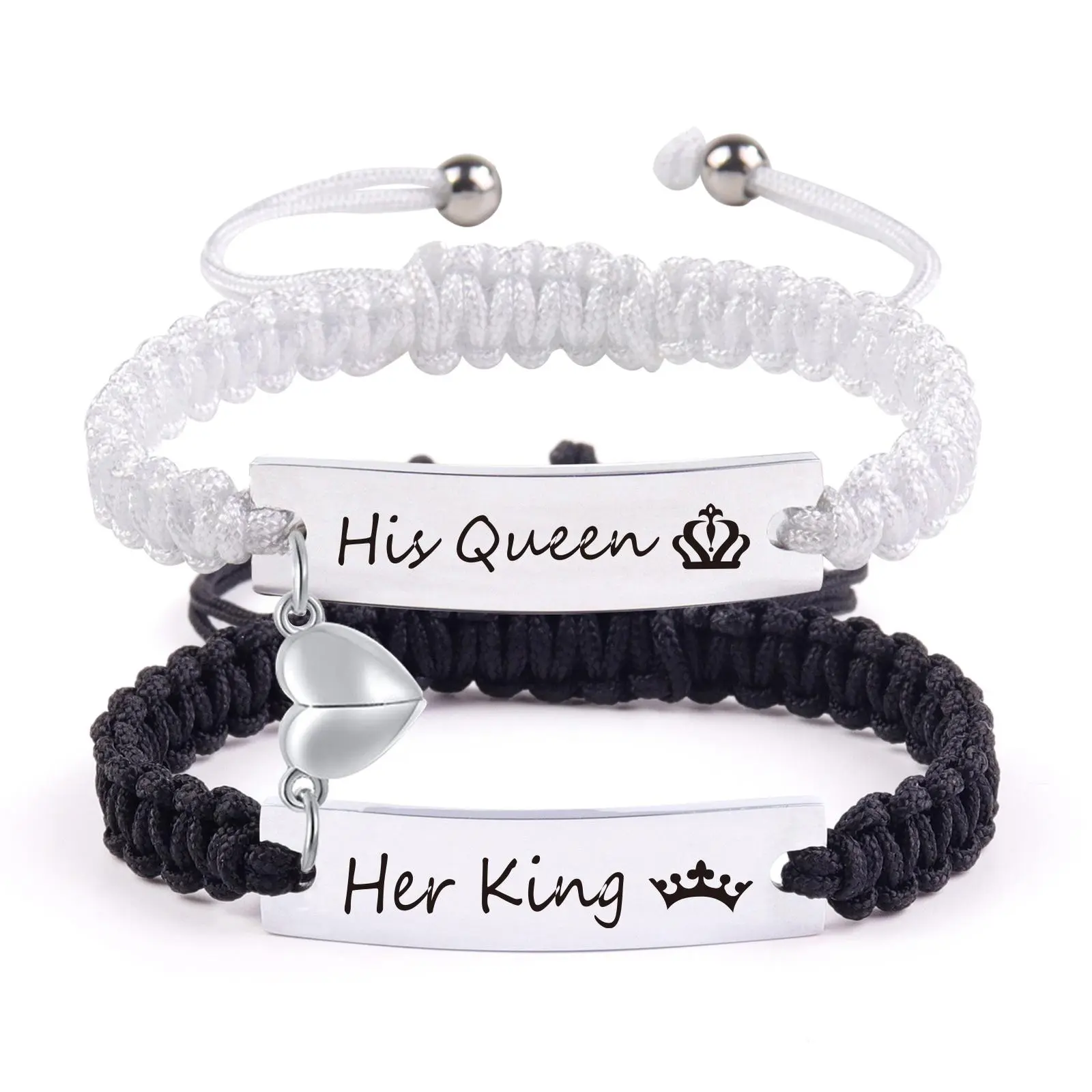 Engraved Queen King stainless steel coup