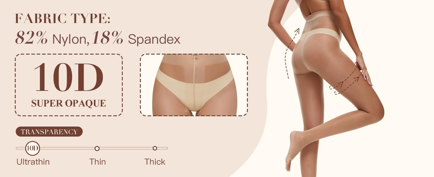 MANZI 3 Pairs Toeless Pantyhose Tights for Women Ultra Thin 10D Toe Open Control Top Pantyhose TikTokShopBlackFriday SpringStatements