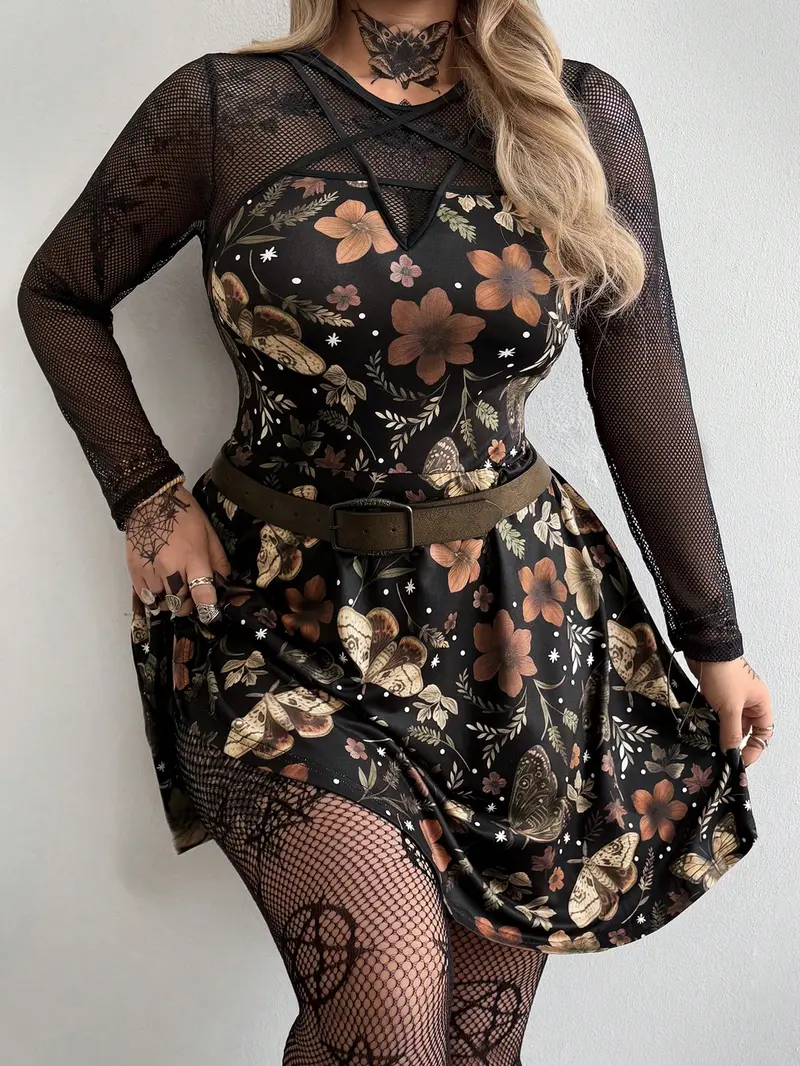 plus size witchy dress clothing - TikTok Shop