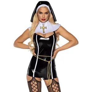 Leg Avenue Sinful Sister Sexy Nun Costume for Halloween or Cosplay
