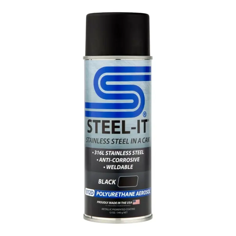 Steel-It 1012B Liquid Polyurethane Industrial Paint Coating - Weldable, Ready to Apply, Abrasion Resistant, Anti-Corrosive, Moisture Resistant, USDA Approved, Heavy Duty Protection for Stainless Steel, Food Processing Equipment, Durable, Industrial Surfac