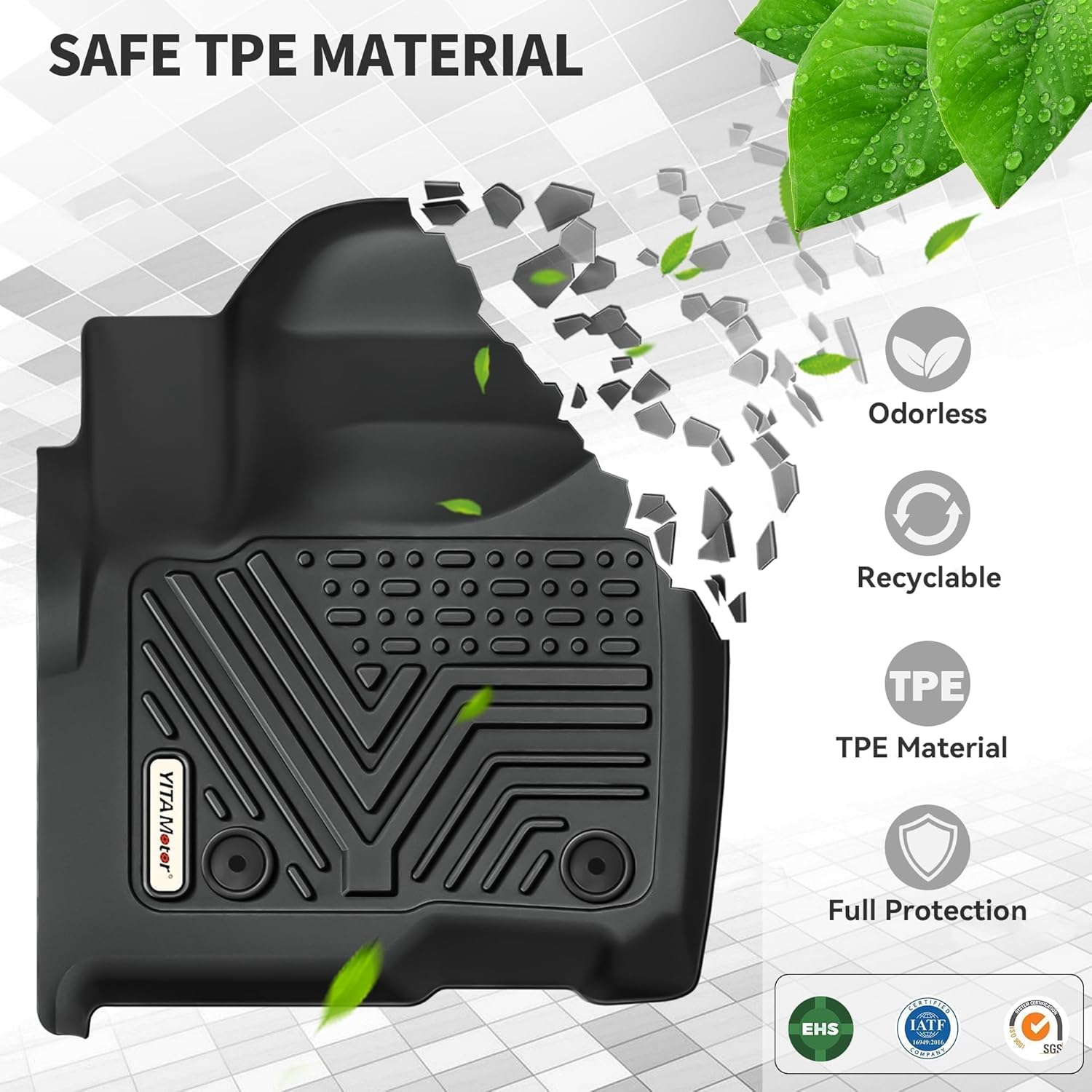 YITAMOTOR Floor Mats & Cargo Liner Fit for 2018-2025 Chevrolet Traverse 7 Seats