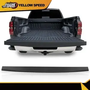 Tailgate Molding Cap Top Protector Molding Trim Fit For 2014-19 Silverado Sierra Pickup Truck Covers Car Bed Covers