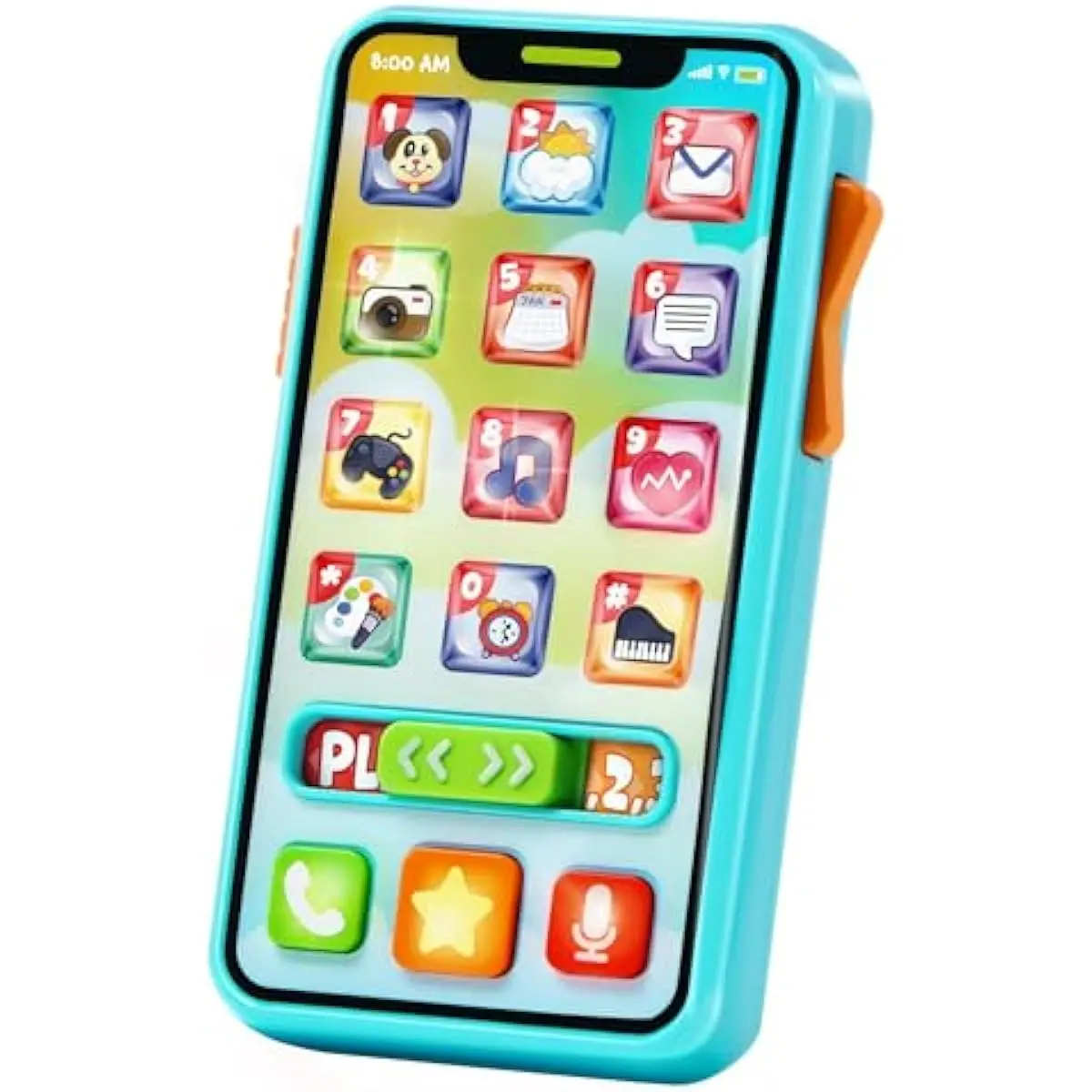 Baby Toys 6-12 Months - Cell Phone with 4 Game Modes & 50+ Music and Learning Phrases, Educational Toys for Toddlers, Kids Phone Birthday Gifts for Girls Boys Age 1 2 3 Year Old