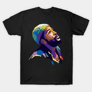 Marvin Gaye T-Shirt S-3XL Multicolor Classic Short Sleeve T-Shirt Cotton Menswear