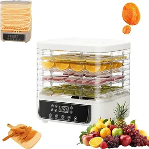 Essential Food Dehydrator, 5 Stackable Trays with Adjustable Timer and Temperature Control - Electric Food Preserver for Jerky, Fruits, Veggies, Meat & Dog Treats, Large capacity