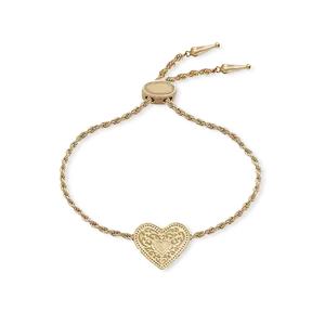 Audrey Heart Bracelet - Gold