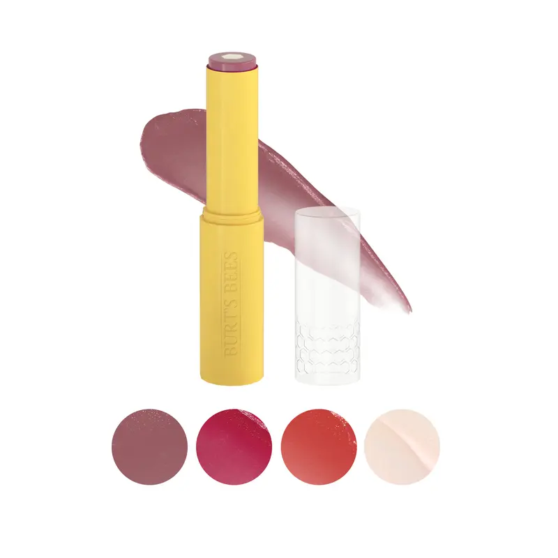 Burt's Bees Boosted Balm with Vitamins C, E & F | Tinted Lip Balm with Shea Butter & Beeswax | 24-Hour Moisture | Semi-Gloss Finish