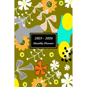 2025-2026 Monthly Planner 6x9: 2 Years from January 2025 through December 2026 with Holidays Paperback – August 15, 2024