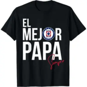 Father's day men T-Shirt - [100% Cotton] Cotton Short Sleeve Cruz Azul Sports Articles Collection this Father's Day! T-Shirt for Men Women - e bike