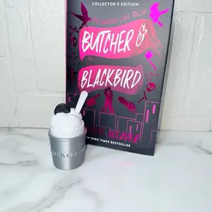 Cookies and Cream Bookshelf Decor - Collectors Edition Butcher & Blackbird by New York Times Bestseller Novel
