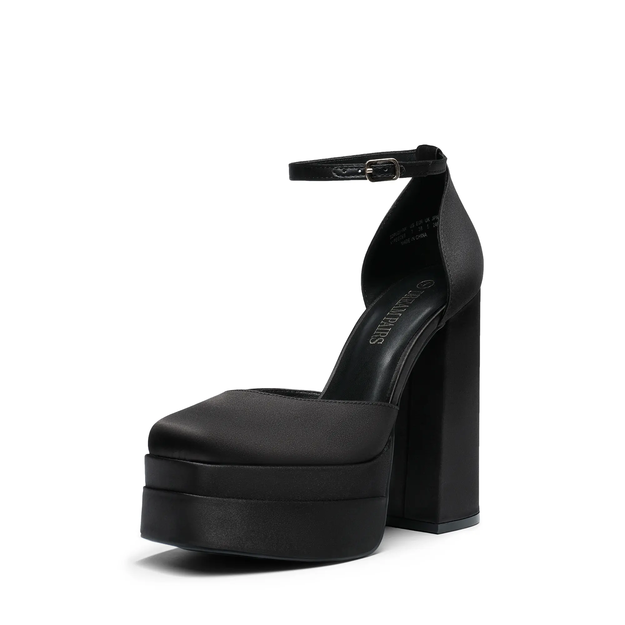 DREAM PAIRS Women's Fashion Platform High Heels - Elegant Square Toe, Ankle Strap, Chunky Heeled Shoe for All-Season Wear,shoes for back to school,back to school shoes