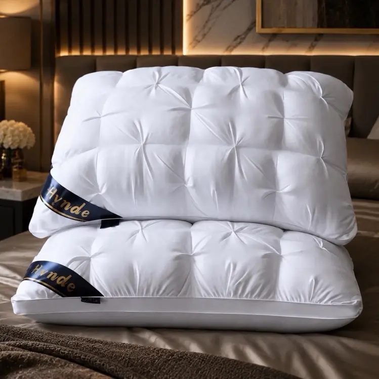 [Summwins] Hotel Collection Luxurious Anti-Allergic Down Alternative Bed Pillows - Standard, Queen Size, King Size, Bed Accessories, Bedroom Items, Pillows for Sleeping with Soft Support for Back Sleepers