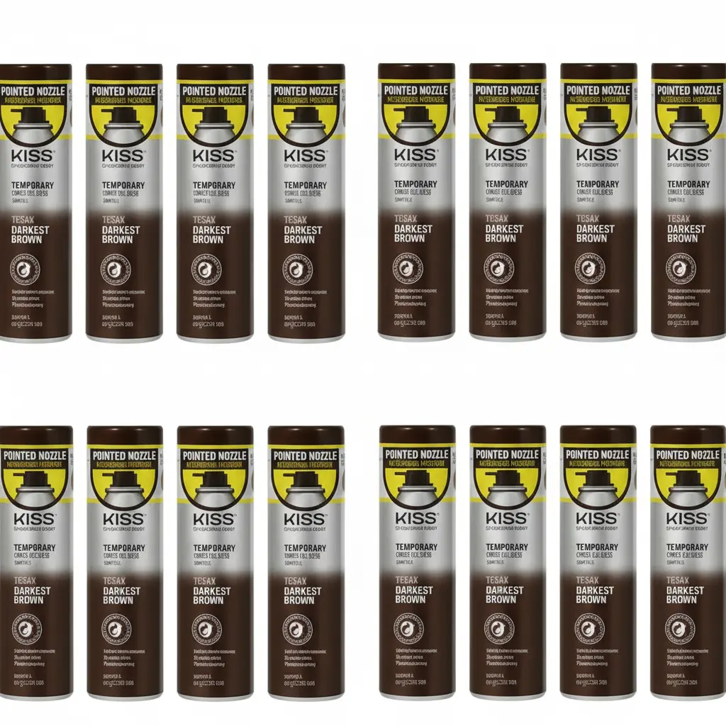 16-Pack Tintation Haircare Color Enhancement Spray, TCS02 Darkest Brown Hair Color Spray for Haircare & Styling