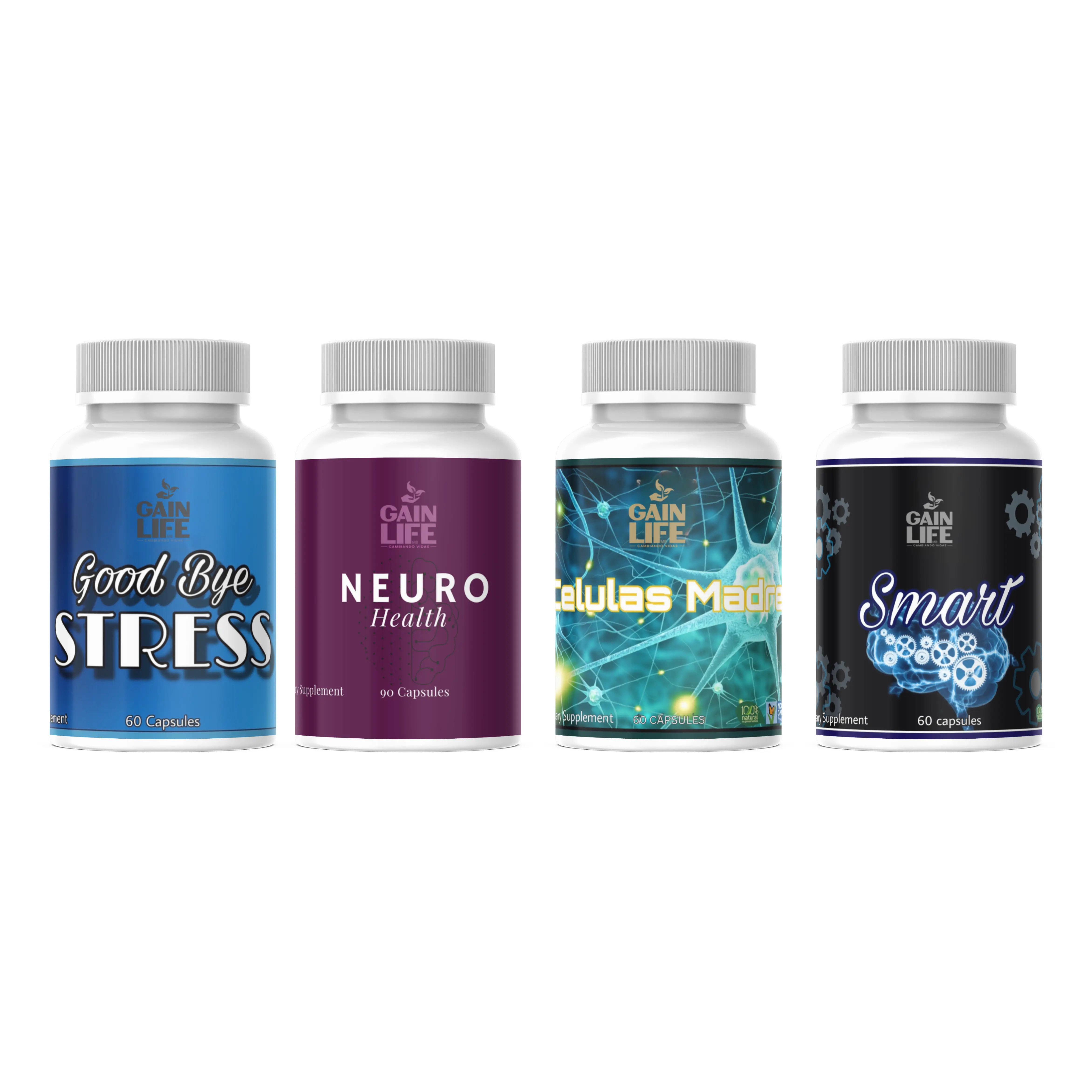 Gain Life Complete Stress Support Vitamin Dietary Supplement