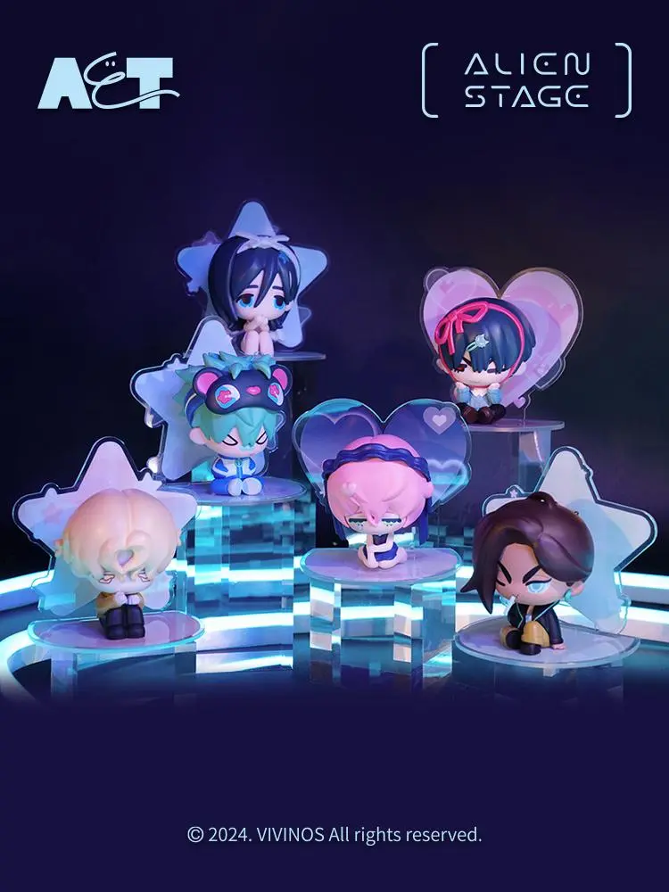 Alien Stage Anime Ivan Till Figure Blind Box,MIZI SUA Ivan Till Luka HYUNAKawail PVC Figure Blind Box Series Collection (Random 1pcs), alnst figues,alnst blind box