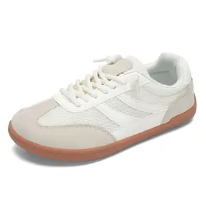 Barefoot Walking Hiking Shoes for Women & Men Minimalist Zero Drop Design Wide Width Canvas Slip-On Casual Trainers for Outdoor & Indoor Use - Running, Footwear