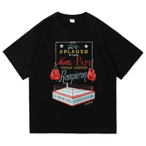 Unisex DTMF Residencia Tour Boxing T-Shirt, Bunny 2025-2026 Harajuku High Quality Cotton Tee for Lover Gifts Breathable & Durable Shirt