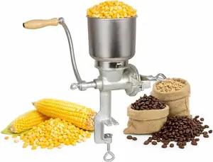 Heavy Duty Cast Iron Manual Grain Mill & Coffee Grinder - Dry/Wet Grinding for Wheat, Corn&Coffee Beans Heavy Duty Cast Iron Manual Grain Mill & Coffee Grinder - Dry/Wet Grinding for Wheat, Corn&Coffee Beans