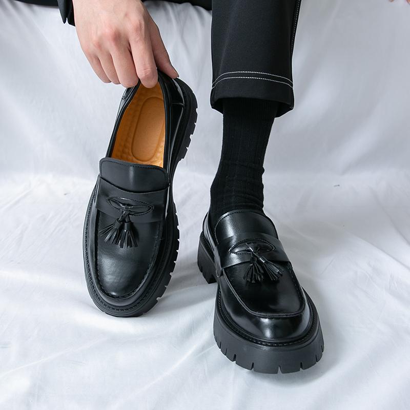 black dress shoes non slip Dockers Director II - Black / Men'sDress