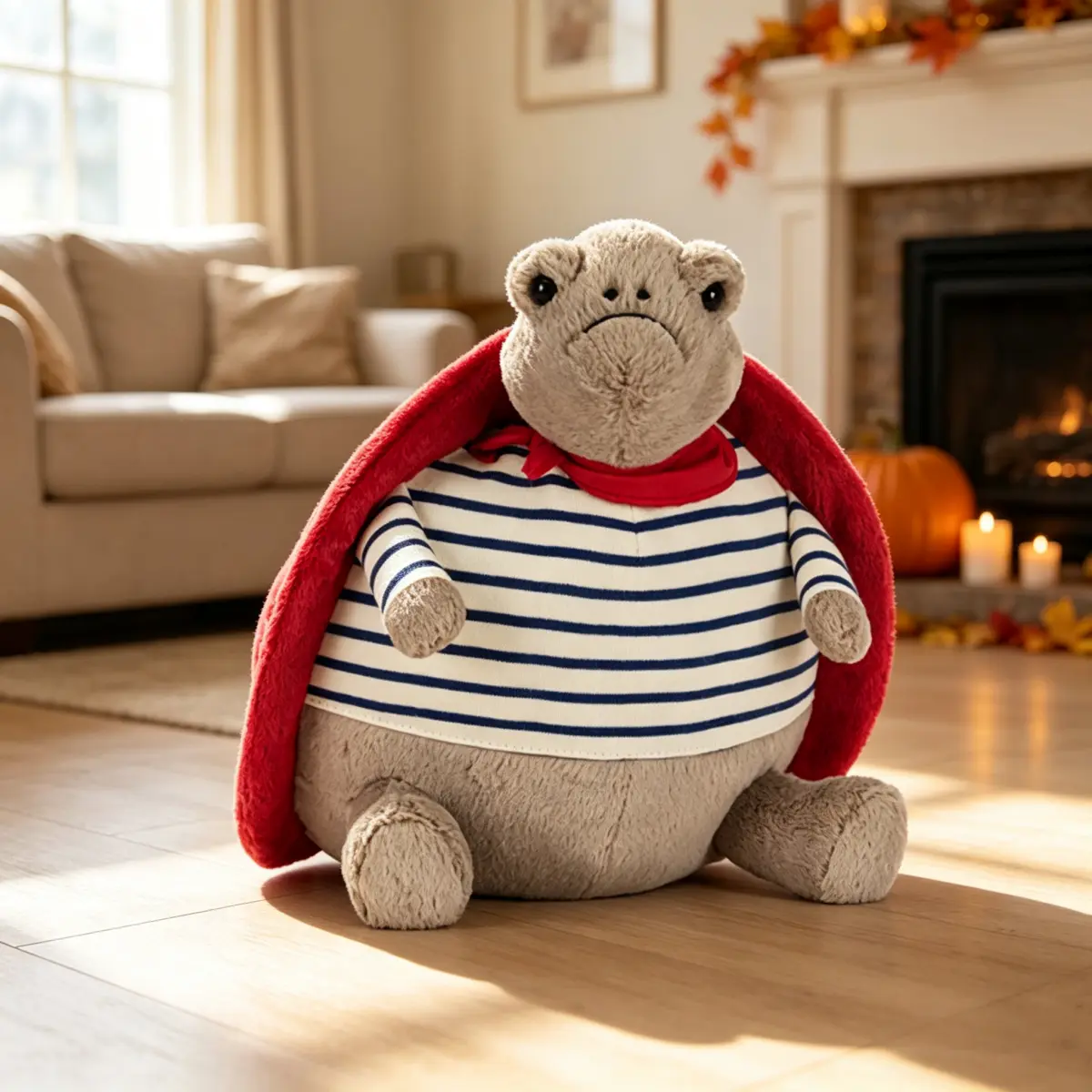 Timmy Grumpy Turtle Weighted Plush Toy, Viral Cute Moody Turtle Stuffed Animal, Soft Weighted Lap Pad Comfort Pillow, Anxiety Stress Relief Plush Gift for Children and Adults