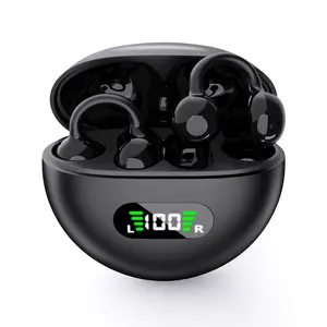 Painless clip on wireless Bluetooth earphones are comfortable to wear. Clip on earphones are suitable for sports, fitness, outdoor activities, or gaming. Music earphones are also suitable for making calls