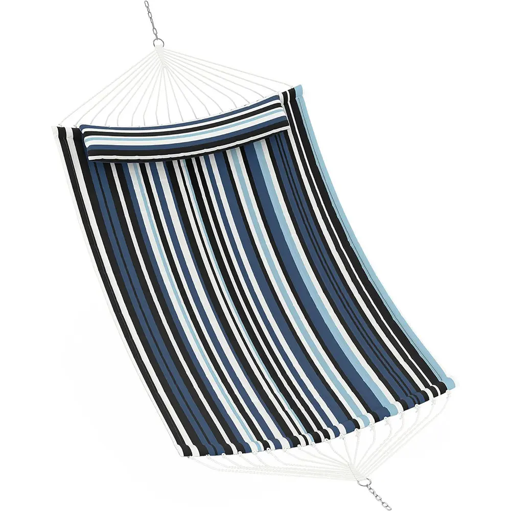 Extra Large Outdoor Hammock - Durable, Comfortable Hanging Bed, Folding Portable Travel Accessory Hammock for Garden, Patio, Folding Hammock