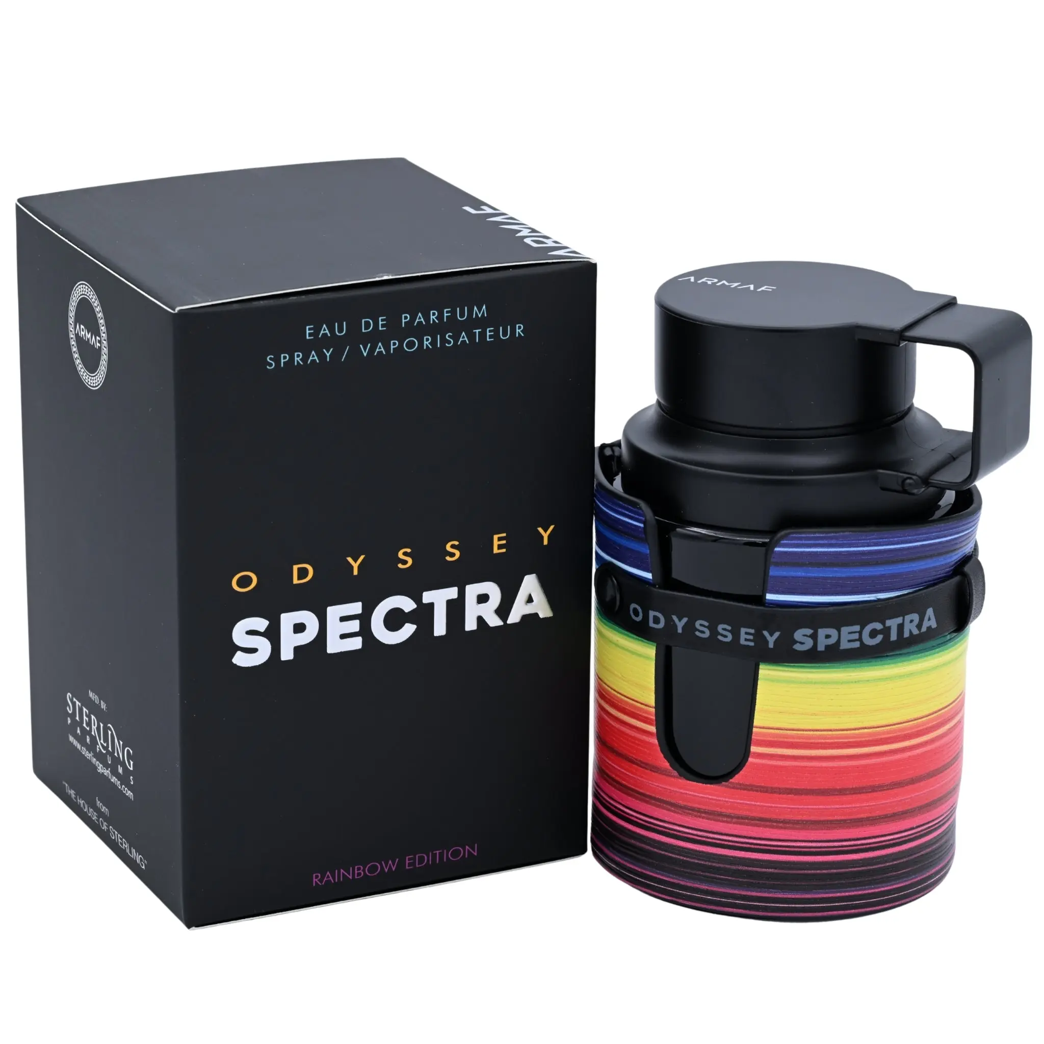 Armaf Odyssey Spectra Rainbow Edition Unisex EDP - Bold and Magnetic Citrus Sunshine, Aromatic Woody, Amber Scent Fragrance - 3.3/3.4 oz Boxed Packaging Unisex Fragrance, New in Box