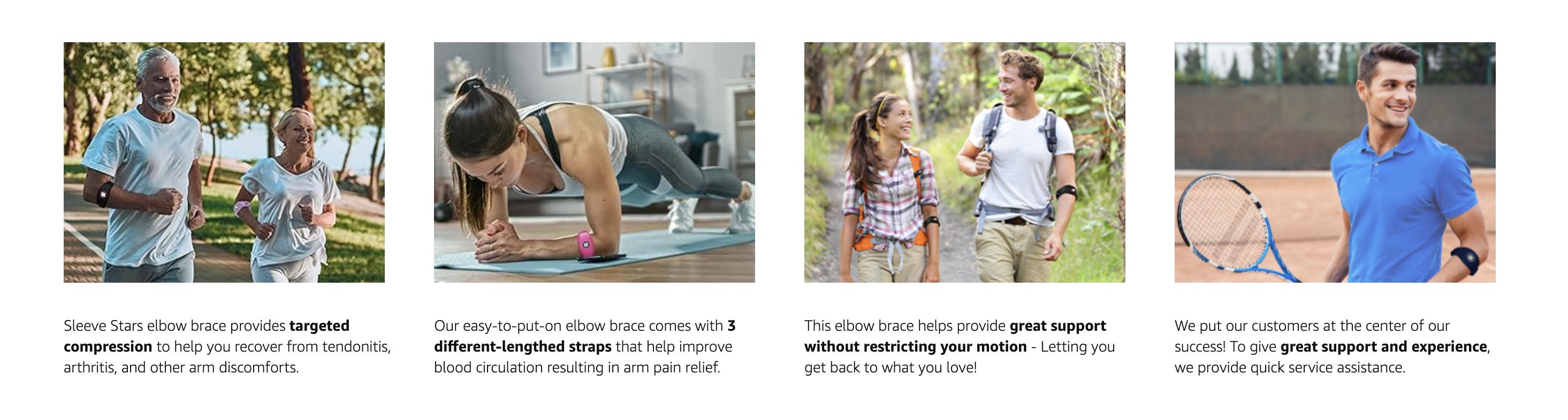 Elbow Brace for Pain Relief | Adjustable Support for Tennis Elbow, Golf Elbow & Daily StrainElbow Brace for Pain Relief | Adjustable Support for Tennis Elbow, Golf Elbow & Daily Strain Elbow Brace for Pain Relief | Adjustable Support for Tennis Elbow, Golf Elbow & Daily StrainElbow Brace for Pain Relief | Adjustable Support for Tennis Elbow, Golf Elbow & Daily Strain