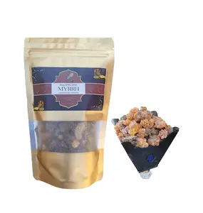 Premium Highland Ethiopian Myrrh - Commiphora Myyrha - Natural Ethiopian Myrrh from Tigray Tree Sap - Aromatic Incense - 4.5 Ounces