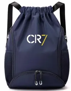 Soccer Star Number 7 Large Capacity Multi-functional Backpack for Sports and Fitness Storage Design