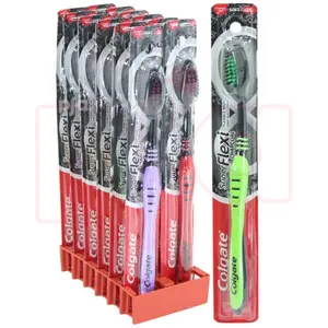 Colgate Super Flexi Charcoal Soft Toothbrush Flexible Neck Manual Brush Assorted Colors