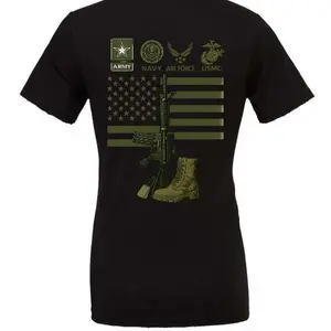Military Matters Patriot Tee | GDN Clothing | Veteran Support Shirt | Tactical Flag Back Design